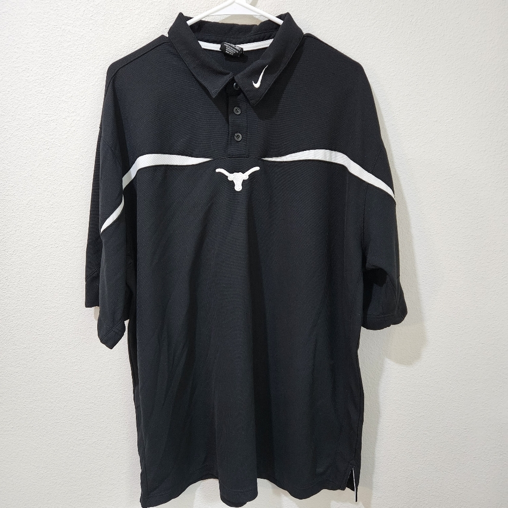 Men's Nike Dry Fit Texas Longhorns Polo Size XXL